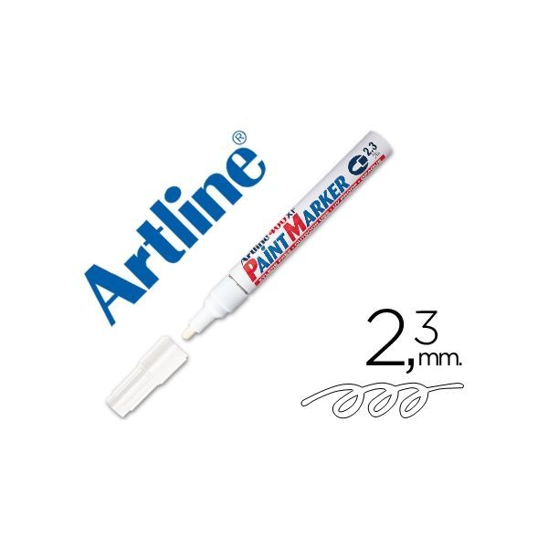 Marqueur permanent Artline '400XF' blanc 2,3 mm