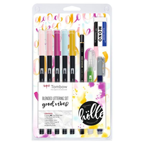 🎨 🖌 TOMBOW BLENDED LETTERING SET GOOD VIBES - ROTULADOR